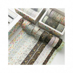 Multicolor-10 ks / Box zlatá fólie tisk Galaxy roztomilý Dekorativní lepidlo Washi páska nálepka DIY Scrapbooking deník