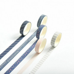 Papír Washi DIY zápisníku dekorace 10mm 1 sada