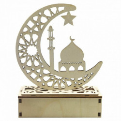 Zimostráz řezbářské ozdoby dekorace pro Ramadán Festival Eid Al-Fitr 20x14x6cm 1 sada