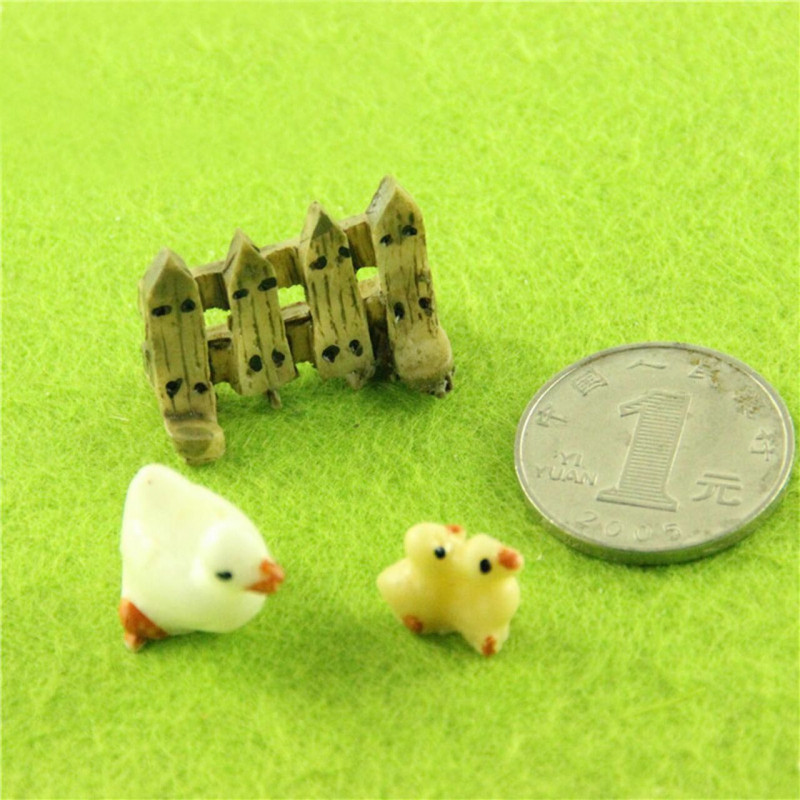 3ks pryskyřice Micro Krajina miniaturní dekorace 3cm 1 sada