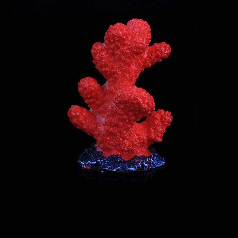 Červená pryskyřice Coral Simulace mikro krajiny miniaturní akvárium dekorace 3.5x2. 2x5. 8cm 1 kus