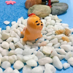 Tmavě žlutá - Sea Lion Son Resin Micro Landscape Miniaturní dekorace 3x2, 5 cm 1 kus