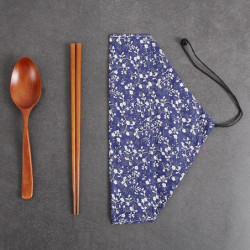 Brown - 5 Dřevěné polštáře Spoon s úložnou taškou pro venkovní cestovní stůl 25x5.5cm 1 sada