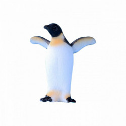 Resin Micro Landscape Miniaturní dekorace černá a bílá Penguin zvířecí 44mm x 27mm 1 kus