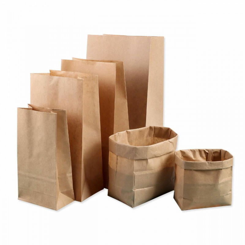 Kraft Paper Paper Bags Not Oil-proof kraft Paper Color 18cm x 9cm 50 ks