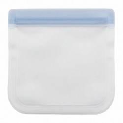 1000ml PEVA Self Seal Ziplock Food Storage tašky matné šedé 21, 5 cm x 18 cm 1 kus