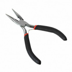 Náušnice z nerezové oceli Flat Nose Pliers šperky na výrobu ručních nástrojů Černá 12.5cm(4 7/8"), 1 kus