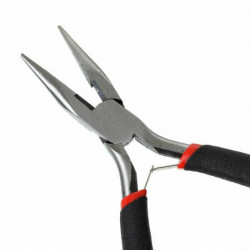 Náušnice z nerezové oceli Flat Nose Pliers šperky na výrobu ručních nástrojů Černá 12.5cm(4 7/8"), 1 kus