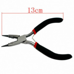 Železná slitina Round-Nose Pliers Black Grips 13cm (5 1/8") dlouhá, 1 kus