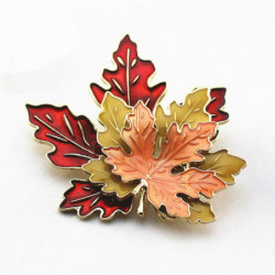 Pin Brože Maple Leaf vícebarevný smalt x 1 kus