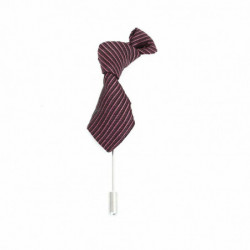 Polyester Stick Pin Brože Kravata červenohnědá Červená 8.3 cm (3 2/8") x 4cm (1 5/8"), 1 kus