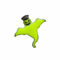 Halloween Pin Brože Halloween Duch Neon zelená záře ve tmě x 1 kus