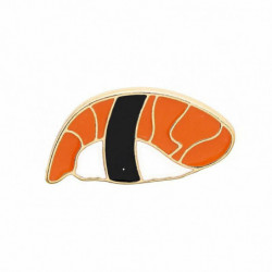 Pin Brože Food Orange 26mm x 13mm 1 kus