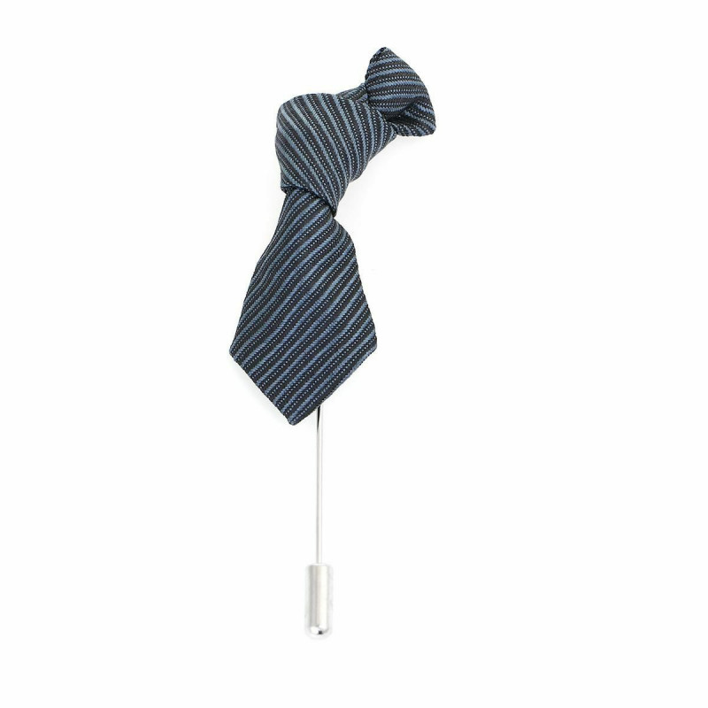 Polyester Stick Pin Brože Kravata Tmavě modrá 8.3 cm (3 2/8") x 4cm (1 5/8"), 1 kus