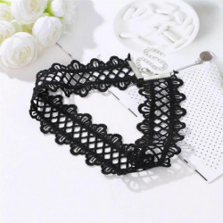 Choker Náhrdelník Black Lace 49, 5cm (19 4/8") dlouhý, 1 kus