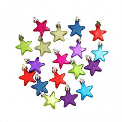 Dekorace vánočního stromku "Shining Star" (set 18 ks) 4 cm Home Decor Set Závěsné koule Nový rok Prázdniny