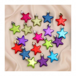 Dekorace vánočního stromku "Shining Star" (set 18 ks) 4 cm Home Decor Set Závěsné koule Nový rok Prázdniny