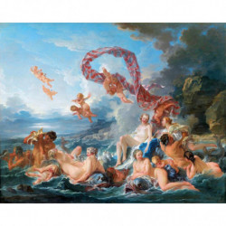 Diamantové malování - TRIUMF VENUŠE Francois Boucher bez rámu 40 x 50 cm fa_dp-fa10105