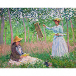 Diamantové malování - V LESÍCH U GIVERNY Monet bez rámu 40 x 50 cm fa_dp-fa10110