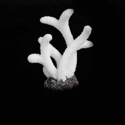 Bílá pryskyřice Coral Simulace mikro krajiny miniaturní akvárium dekorace 4. 7x2x5. 8cm 1 kus