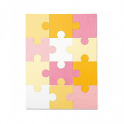 Sizzix Puzzle - vyřezávací kovová šablona Thinlits (1ks), , dekorace kovové, big shot embosování, papír scrapbooking