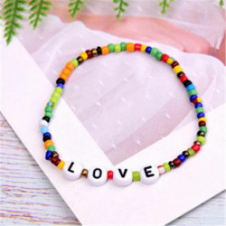 Dainty Náušnice Delikátní Náušnice Beaded Náušnice Multicolor Message " LOVE " 1 Piece