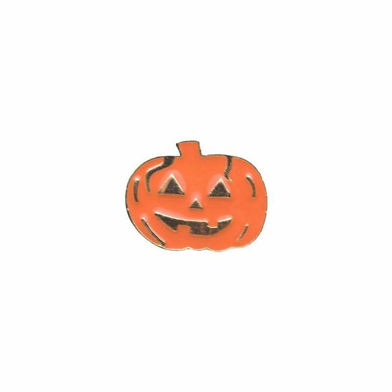 Pin Brože Halloween Dýně Oranžový Smalt 1 Kus