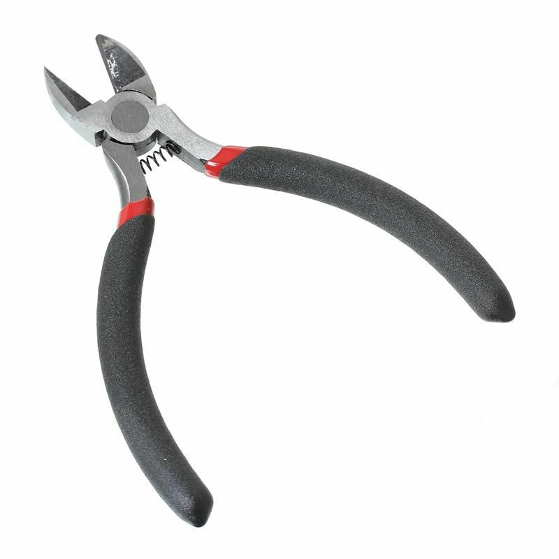 Nerezová ocel Diagonal Cutting Pliers Černé šperky Výroba ruční nástroje Černá 11, 5cm (4 4/8"), 1 kus