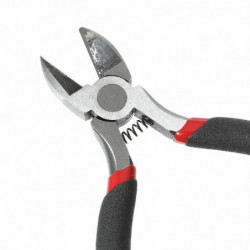 Nerezová ocel Diagonal Cutting Pliers Černé šperky Výroba ruční nástroje Černá 11, 5cm (4 4/8"), 1 kus