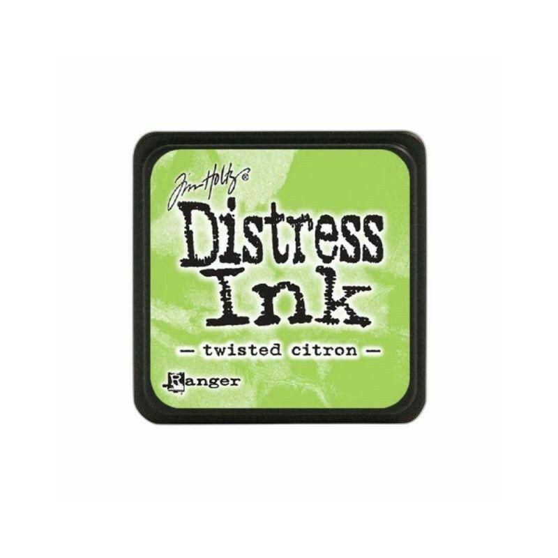 Ranger Polštářek Distress Ink Mini Twisted Citron , inkousty pigmentové, polštářky papír scrapbooking