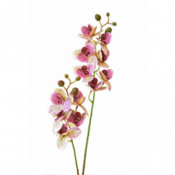 Umělá orchidej 58, 5 cm tmavě růžová