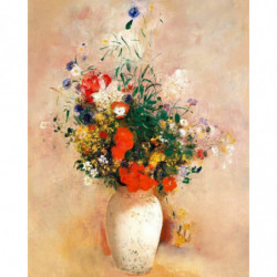 Vyšívání křížkové sada - Redon - Váza s květinami 32 x 40 cm cs-fa10116