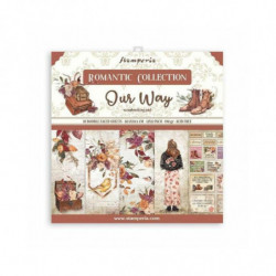 Stamperia Sada oboustranných papírů 30x30cm Our Way (10ks), , papíry sady potiskem scrapbooking