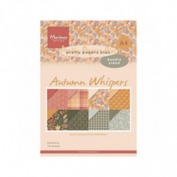 Marianne Design Sada oboustranných papírů A4 Autumn Whispers , papíry v sadě, potiskem scrapbooking