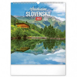 Nástenný kalendár Čarokrásne Slovensko 2023 30 × 34 cm pgn-30883-sk-l