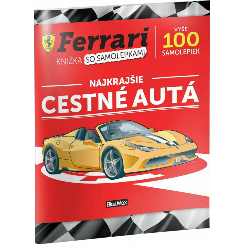 FERRARI cestné autá – Kniha samolepiek k-fp-0101-sk