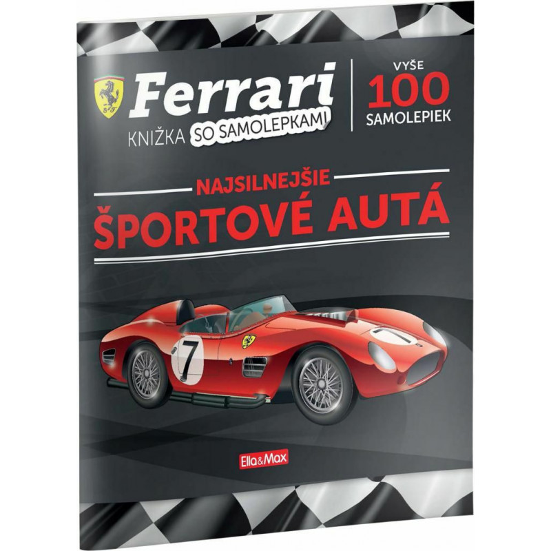 FERRARI športové autá – Kniha samolepiek k-fp-0301-sk