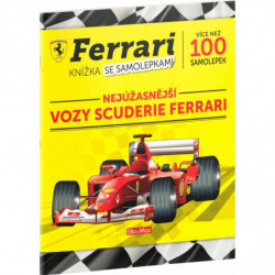 FERRARI vozy Scuderie – Kniha samolepek k-fp-0201