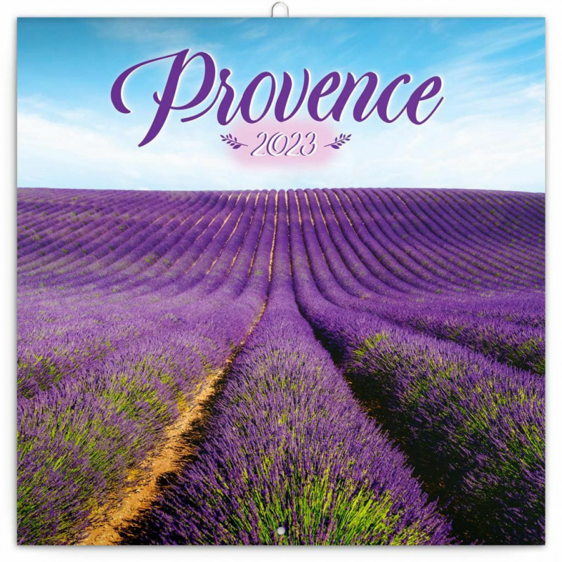 Poznámkový kalendář Provence 2023 voňavý, 30 × 30 cm pgp-30977-v