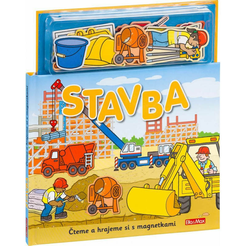 STAVBA ¦ Knížka s magnetkami k-it-0301-co