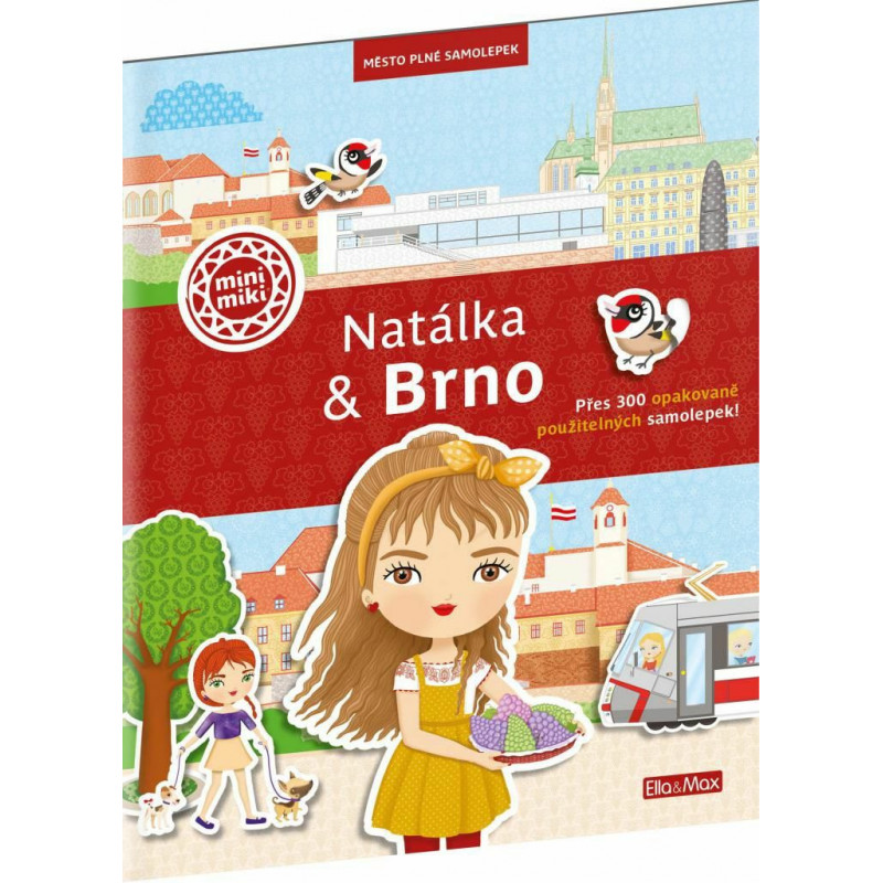 NATÁLKA & BRNO ¦ Město plné samolepek k-pc-6201