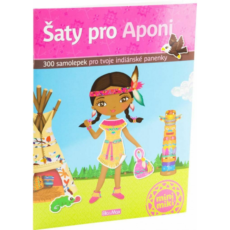 Šaty pro Aponi - kniha samolepek k-4934