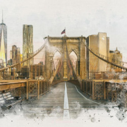 Poznámkový kalendář New York 2023 30 × 30 cm pgp-31674-v