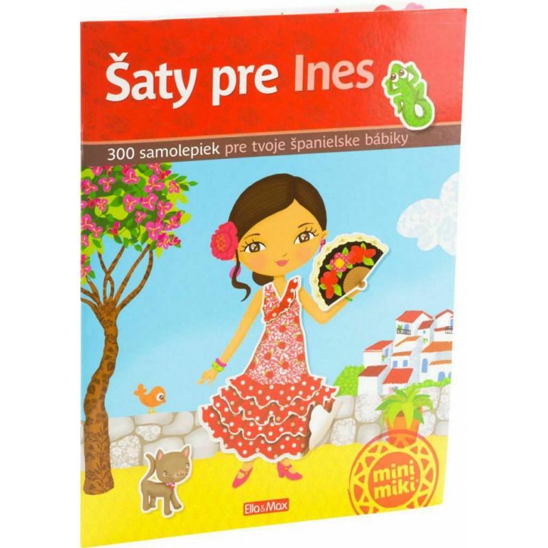 Šaty pre INES – Kniha samolepiek     , k-4935-sk