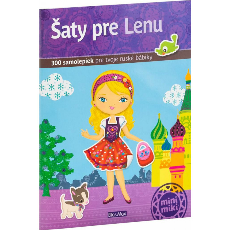 Šaty pre LENU – Kniha samolepiek , k-pc-3801-sk