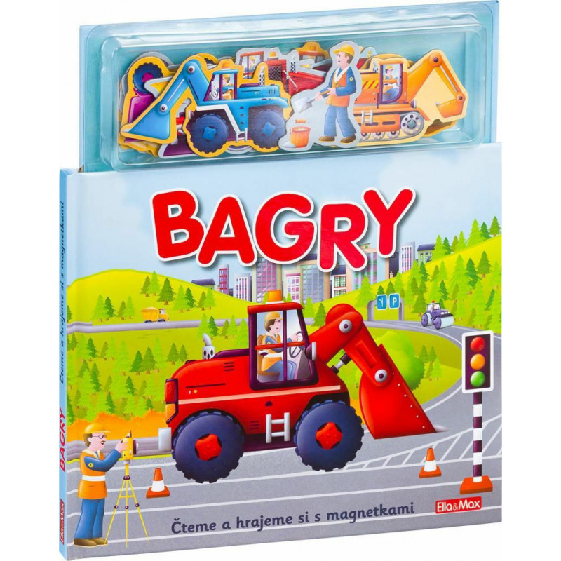 BAGRY ¦ Knížka s magnetkami k-it-0201-co