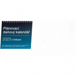 Stolní kalendář Plánovací daňový s fotkami 2023 33 × 12, 5 cm pgs-31015