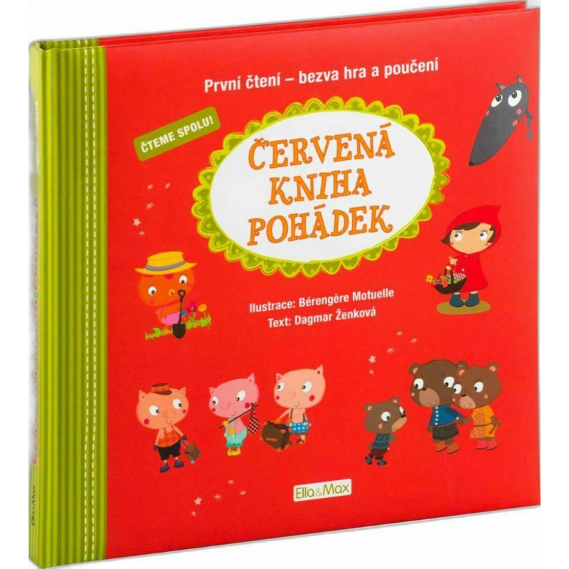 Červená kniha pohádek první čtení - bezva hra a poučení, k-pc-0101