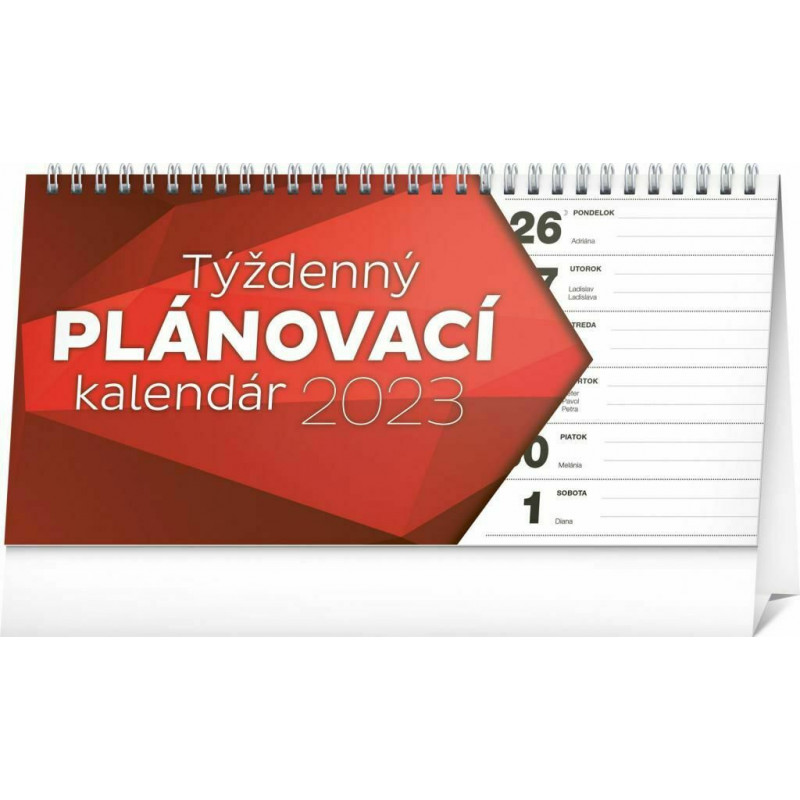 Stolový kalendár Plánovací riadkový 2023 25 × 12, 5 cm pgs-31072-sk