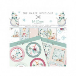 Sada jednostranných papírů 20, 3x20, 3cm (44ks) - Let it Snow Creative World of Crafts papíry potiskem scrapbooking